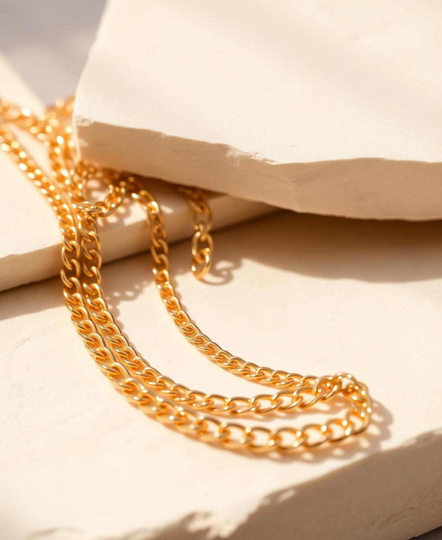 14K Yellow Gold Figaro Chain — 14K Solid Gold