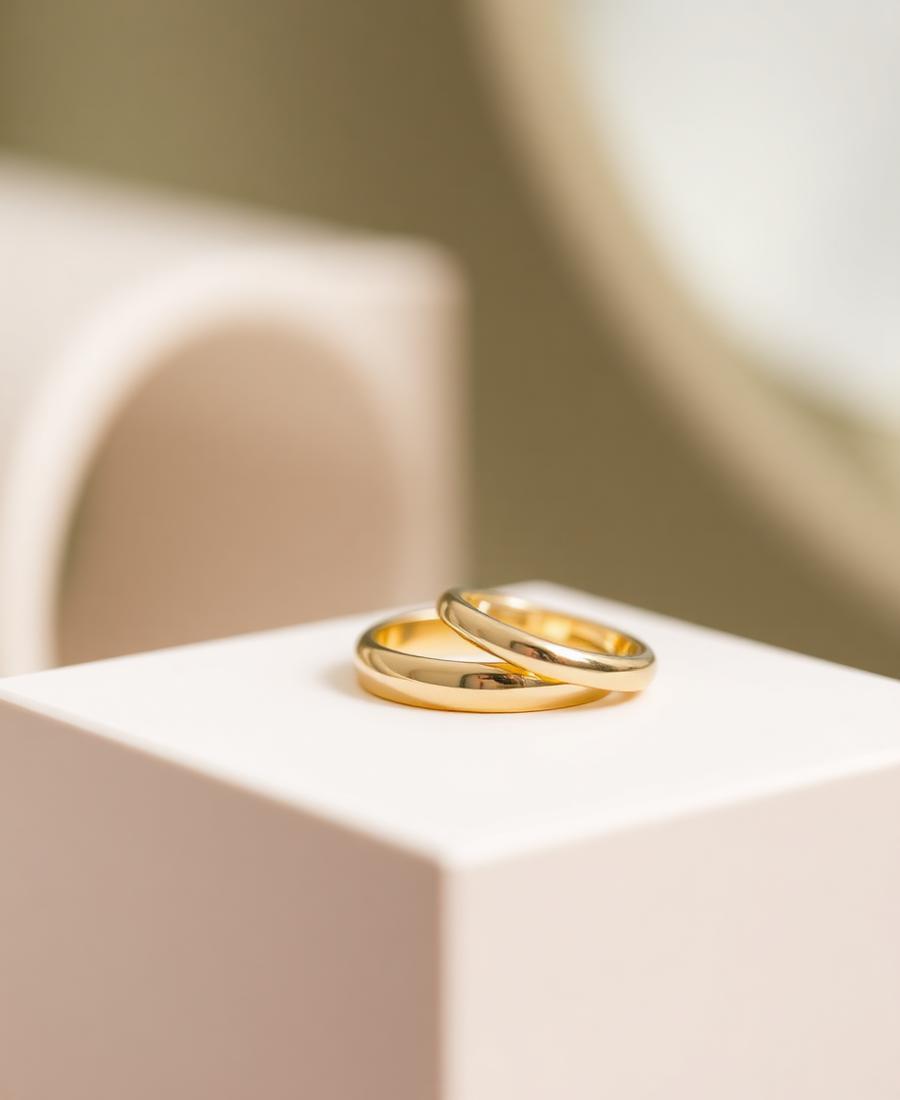 14K Gold Classic Band — 14K Solid Gold